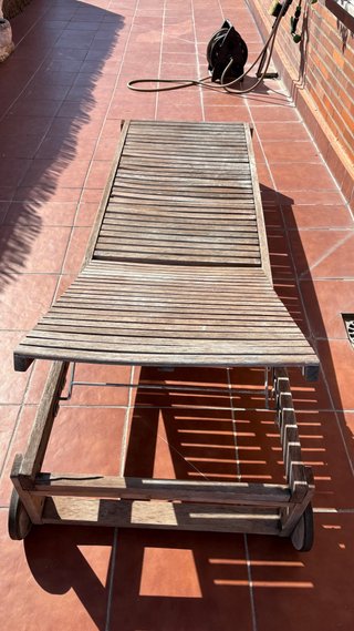 Hamaca de madera