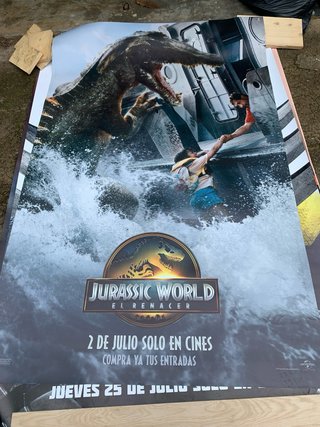 3 Lonas Jurassic World El Renacer
