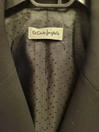 Blazer Negra Clásica El Corte Inglés Talla 52