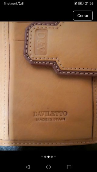 Cartera de mano Daviletto Marrón