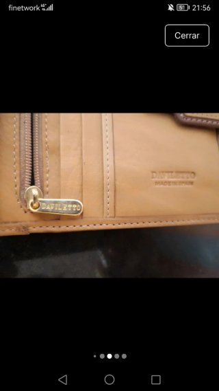 Cartera de mano Daviletto Marrón