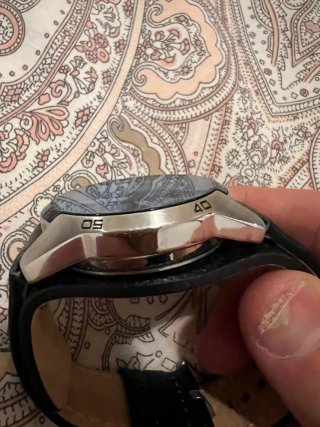 Reloj Fossil Coachman Piel Negra y Plata