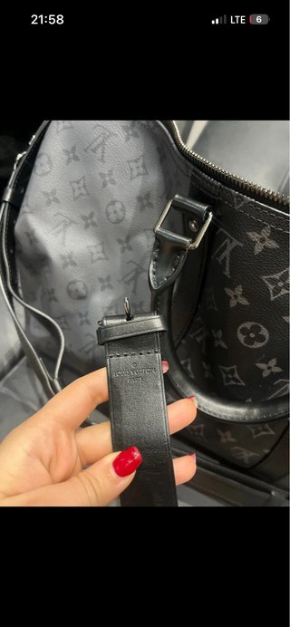 Louis Vuitton Bolsa de Viaje Gris