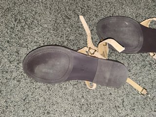 Sandalias Zara Serraje Pulsera Doble Arena