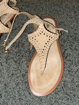 Sandalias Zara Serraje Pulsera Doble Arena