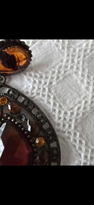Pendientes Parfois Marrones y Naranjas