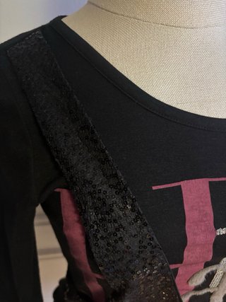 Camiseta con chaleco de lentejuelas de Bdba