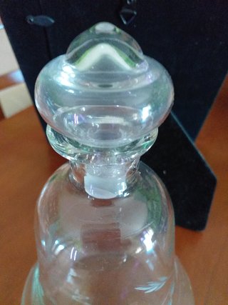 Juego Botella y 6 Vasos Cristal Grabado