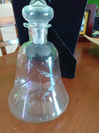 Juego Botella y 6 Vasos Cristal Grabado