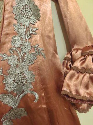 Traje Flamenca Gitana Sevillana Rosa