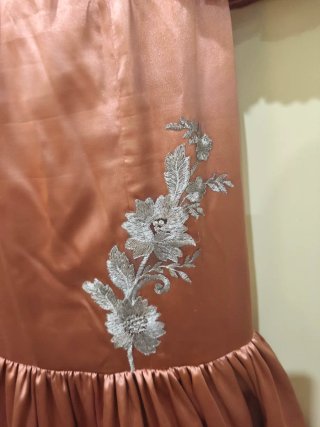 Traje Flamenca Gitana Sevillana Rosa