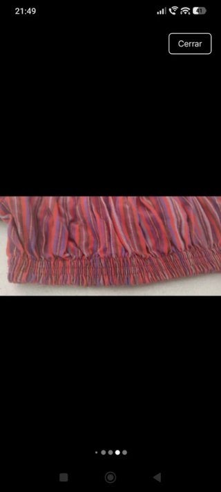 Top crop Pull&Bear rayas XS.Nuevo.