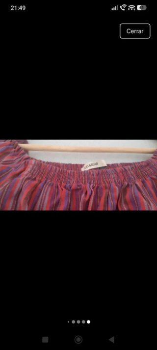 Top crop Pull&Bear rayas XS.Nuevo.