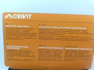 CRIVIT Bracciale Porta Smartphone