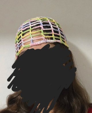 Gorro casquete/Mesh hat calado