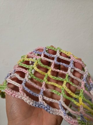 Gorro casquete/Mesh hat calado