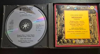 CD Doppio Messiah Handel - Vanguard Classics