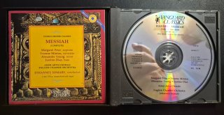 CD Doppio Messiah Handel - Vanguard Classics