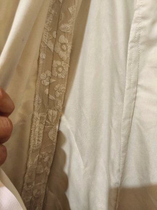 Traje Flamenca Gitana Sevillana Beige