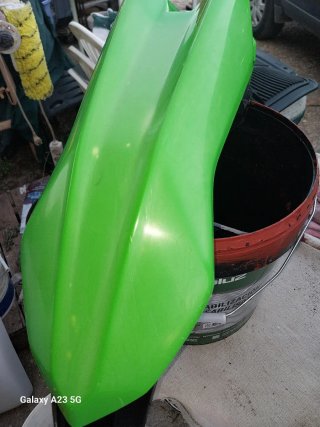 Guardabarros Kawasaki KLX 250 Verde