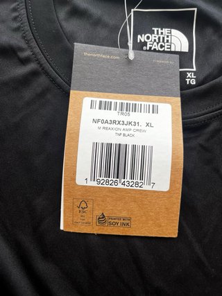 Camiseta The North Face Negra Manga Corta