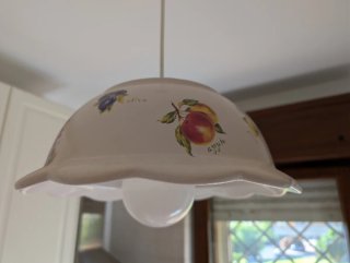 Set Ceramica Cucina Decorata Frutta