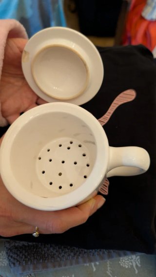 Set Ceramica Cucina Decorata Frutta