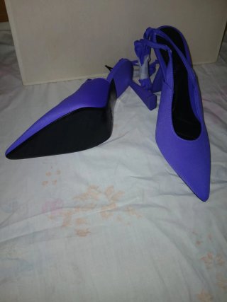 Tacones Zara Morados