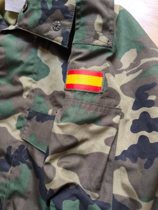 Chaquetón militar camuflaje