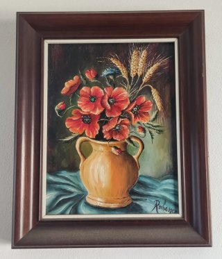 Cuadro Amapolas Mallorquín