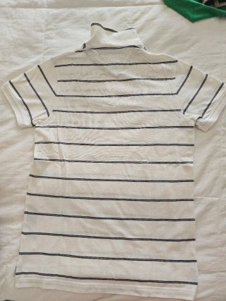 Polo Tommy Hilfiger Rayas Blancas y Negras