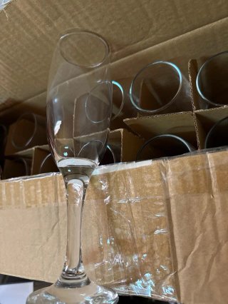 Calice di Champagne Empire in Vetro 220cc - 23 unità