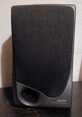 °Altavoces Sanyo 2 Vías Negro