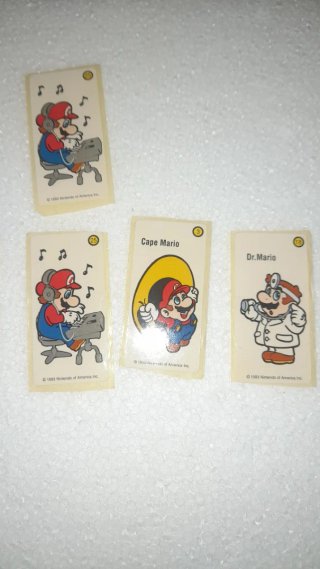 Cromos Mario Bros Chiclets