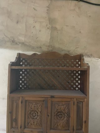 Alacena rústica castellana tallada