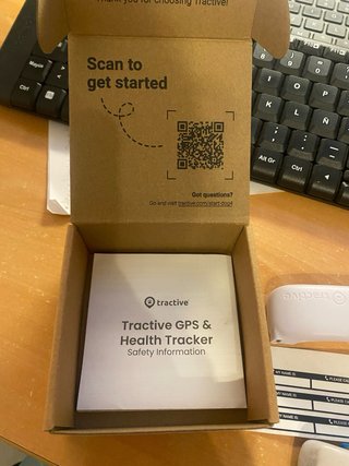 Tractive GPS para perros - Blanco