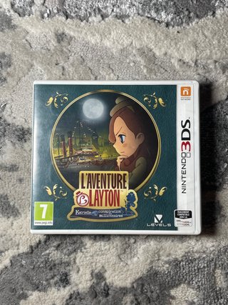 El Misterioso Viaje de Layton Katrielle 3DS PAL