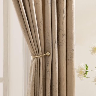 Cortina terciopelo beige 140x160