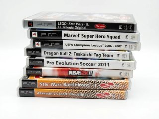 Lote 8 Juegos PSP: Star Wars, LEGO, NBA, FIFA