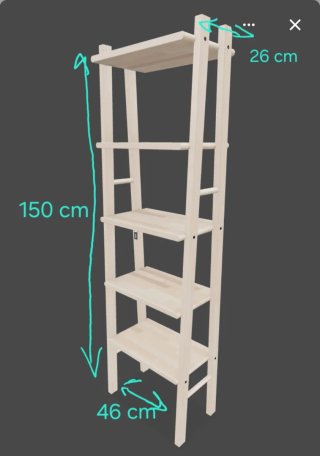 Estantería Escalera IKEA Madera Clara