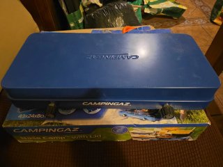 Campingaz Base Camp 3200W con coperchio