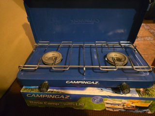 Campingaz Base Camp 3200W con coperchio