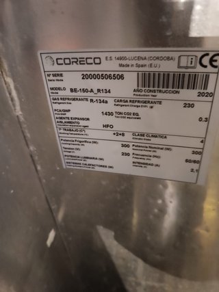 Enfriador de botellas CORECO (cámara)