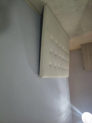 Cabecero 150 cm polipiel beige