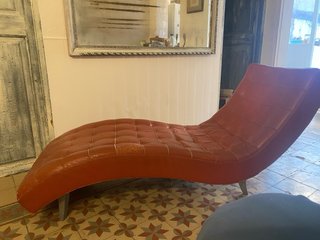 Chaise longue cuero  Roche Bobois. COLECCIÓN