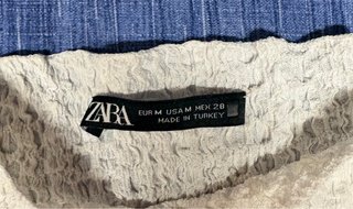 Blusa Zara sin mangas Talla M