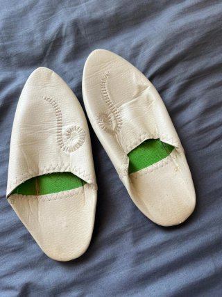 Zapatos Beige y Verde
