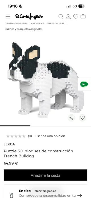 Bulldog Francés JEKCA Bloques Construcción