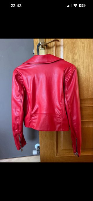 Chaqueta Zara Cuero Sintético
