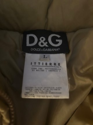 Piumino D&G Dolce & Gabbana Beige
